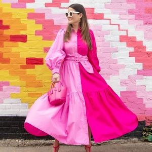Christopher John Rogers for Target pink shirtdress